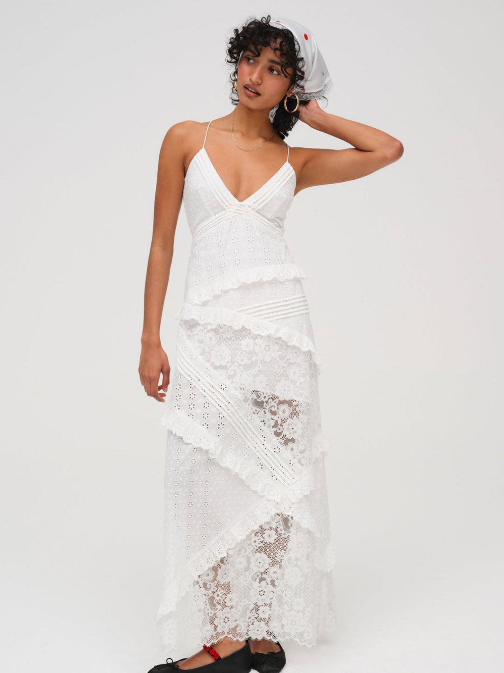 Women Rosalyn Maxi Dress - White