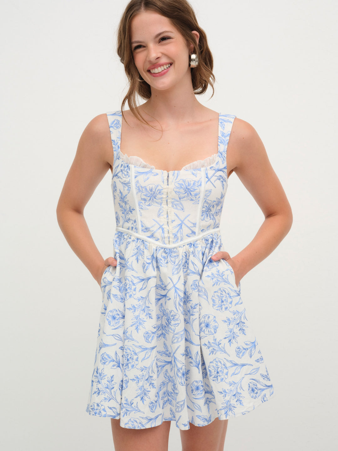 Women Maisie Mini Dress - Blue