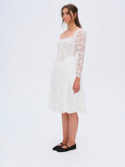 Women Camdyn Midi Dress - White