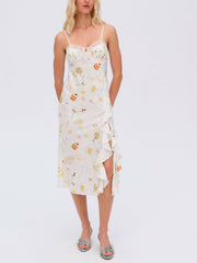 Women Chania Midi Dress - White