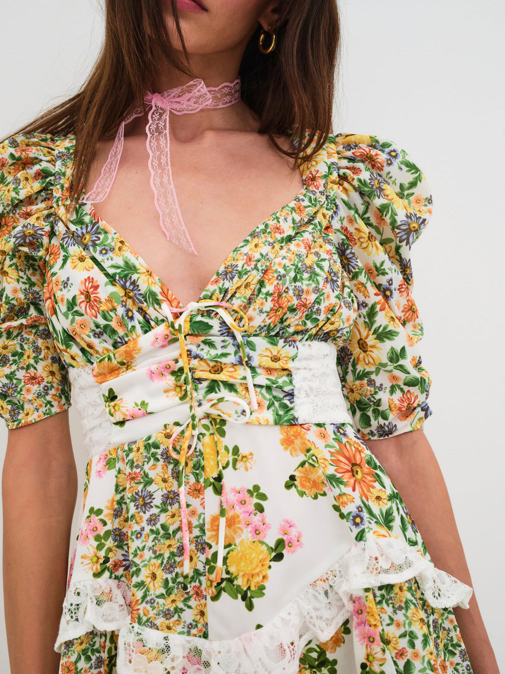 Women Rosalyn Mini Dress - Green - Marigold