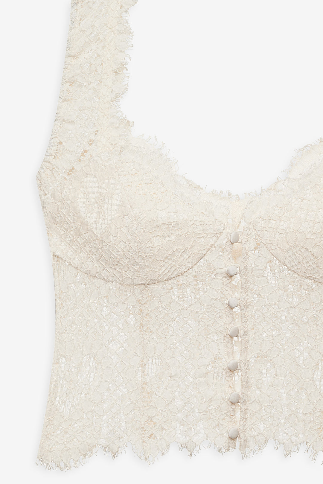 Women Waverly Lace Top - Cream