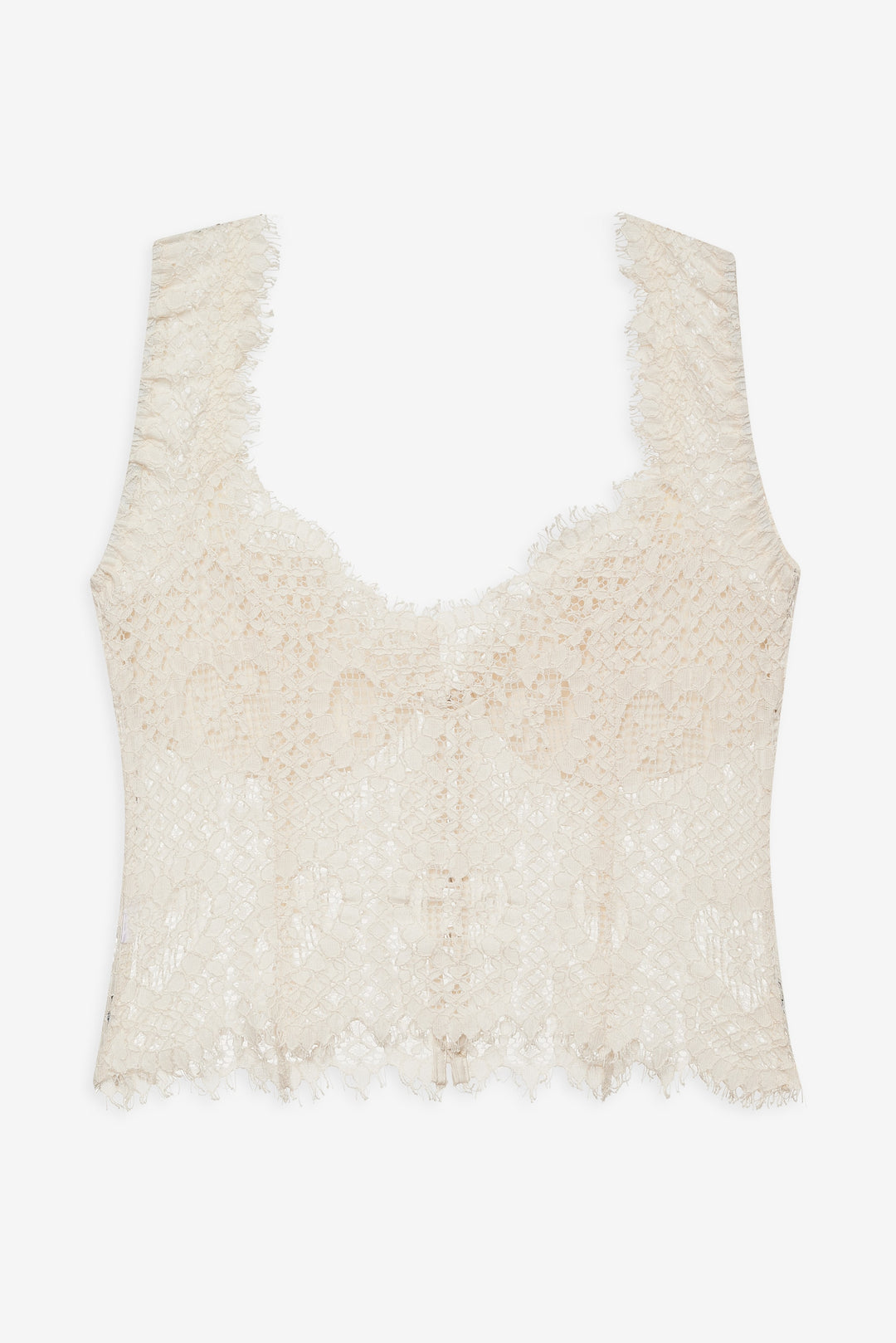 Women Waverly Lace Top - Cream