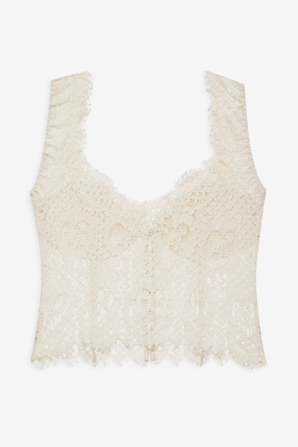 Women Waverly Lace Top - Cream