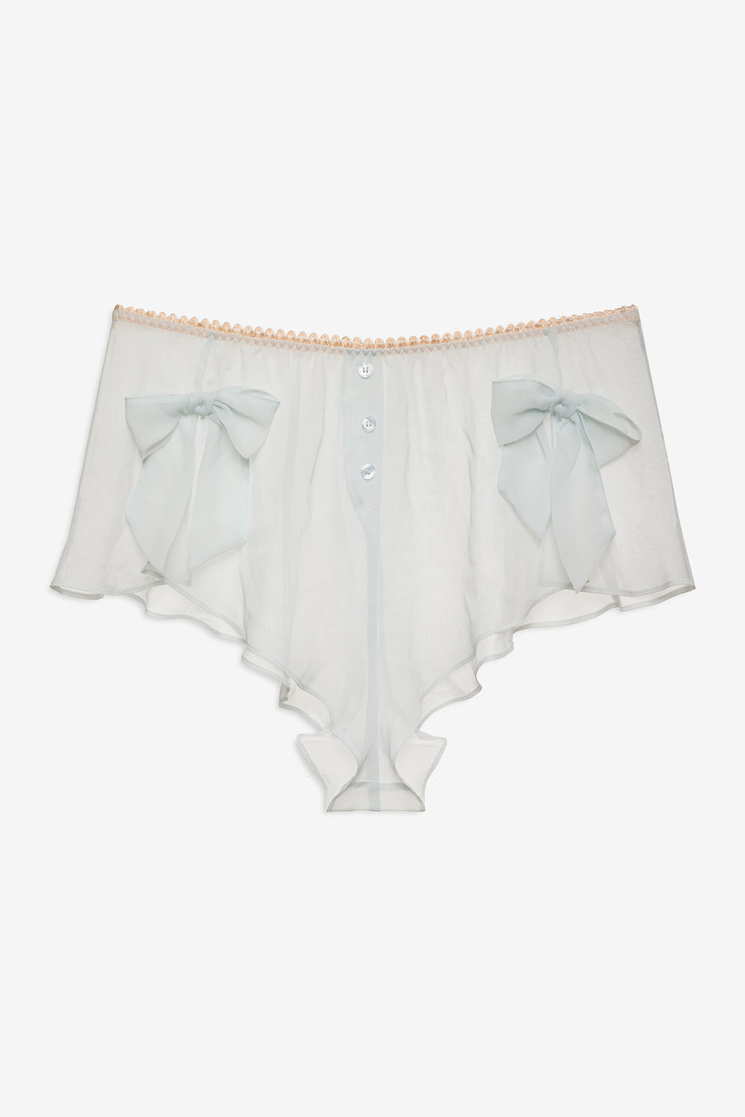 Women Winter Roses Short - Blue