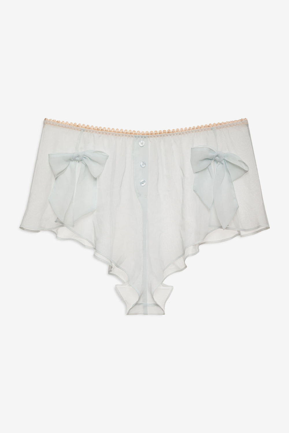 Women Winter Roses Short - Blue