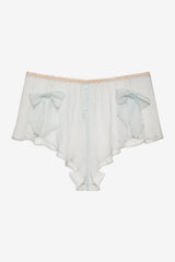Women Winter Roses Short - Blue