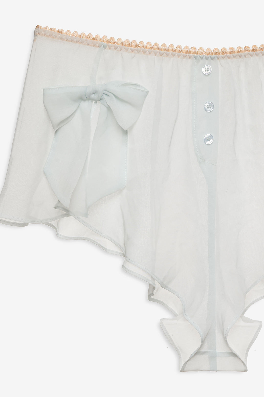 Women Winter Roses Short - Blue