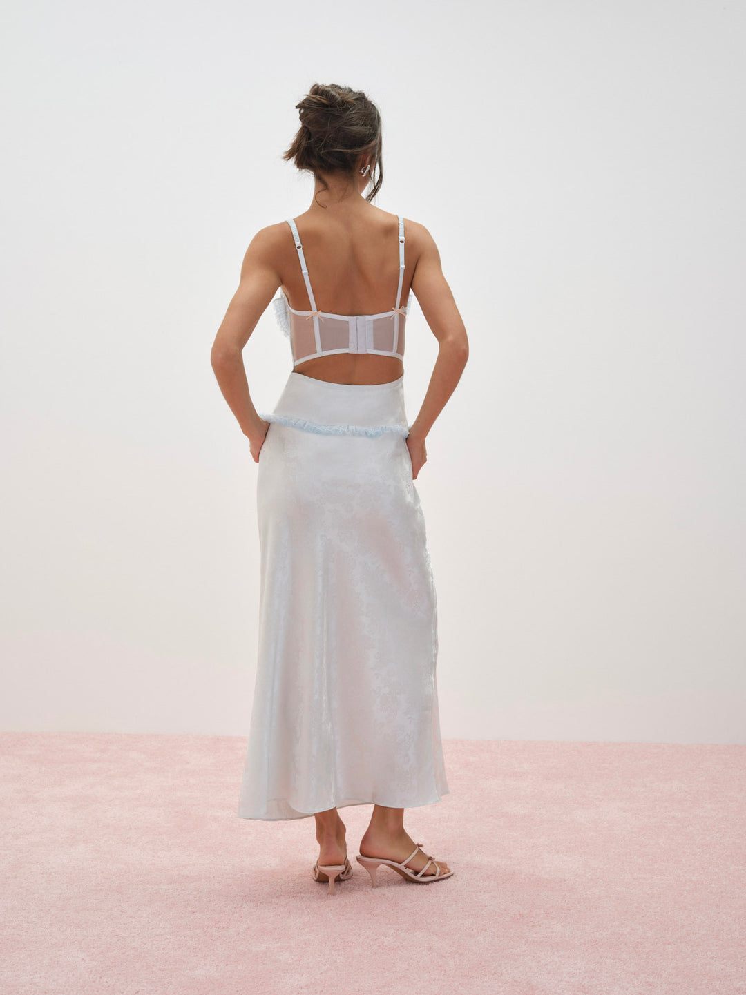 Women Maribel Maxi Slip Dress - Blue