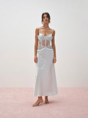 Women Maribel Maxi Slip Dress - Blue