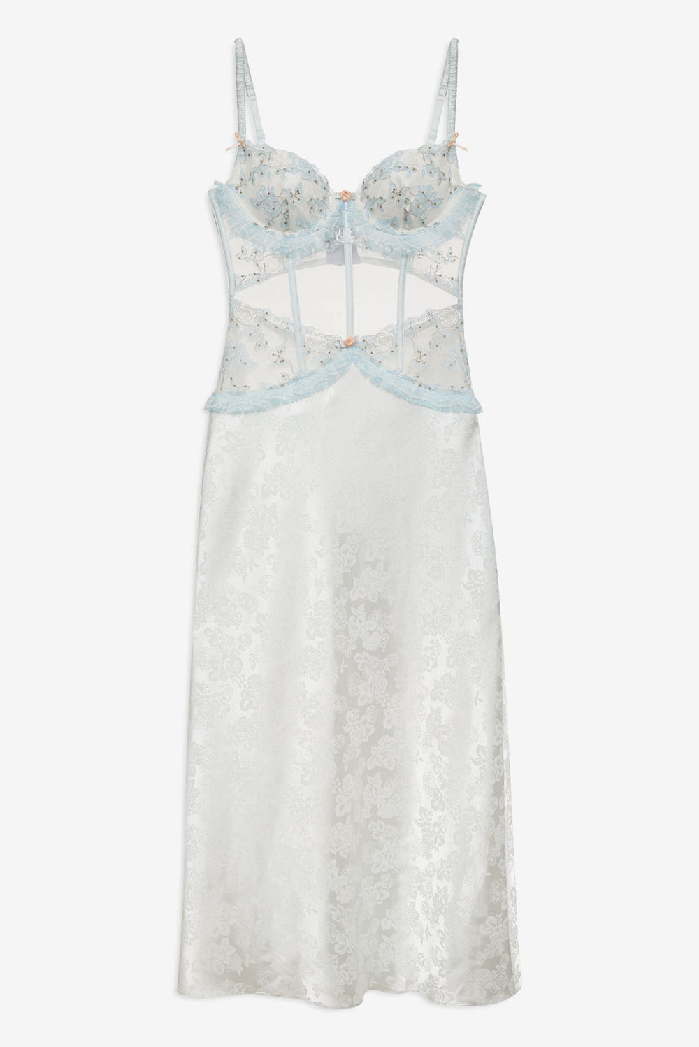 Women Maribel Maxi Slip Dress - Blue