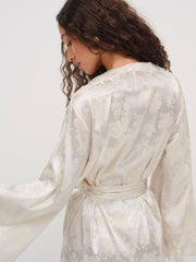 Women Audrey Robe - Cream