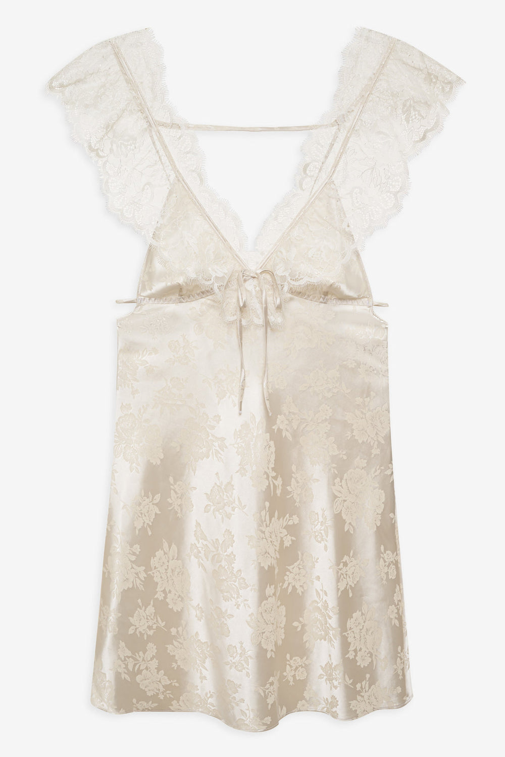 Women Audrey Mini Slip Dress - Cream
