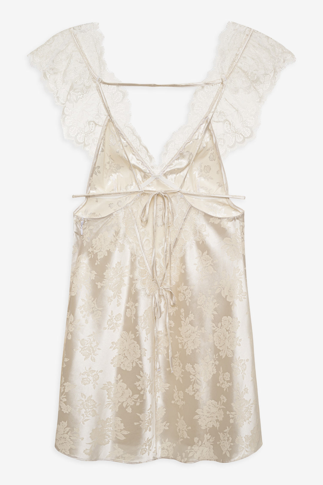 Women Audrey Mini Slip Dress - Cream
