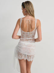 Women Sonja Slip Dress - White