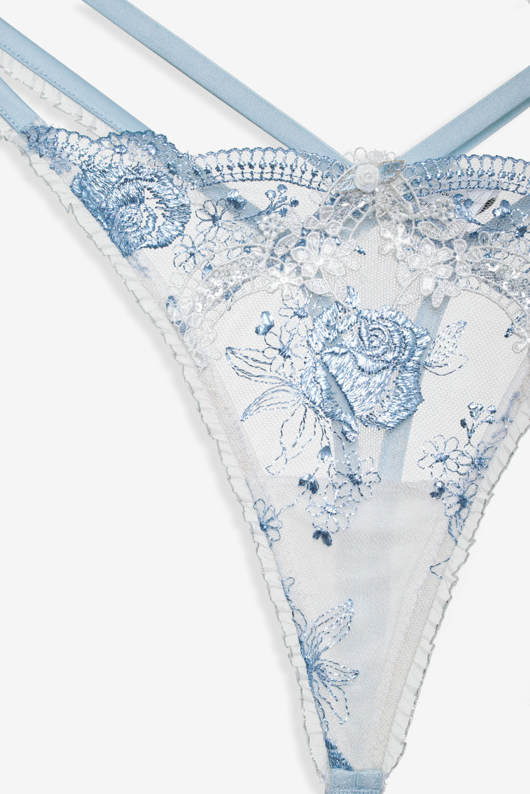 Women Zoeva Thong Panty - Blue