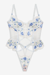 Women Festival Rose Teddy - Blue
