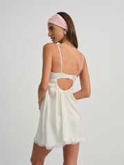 Women Evie Floral Slip Dress - Cream