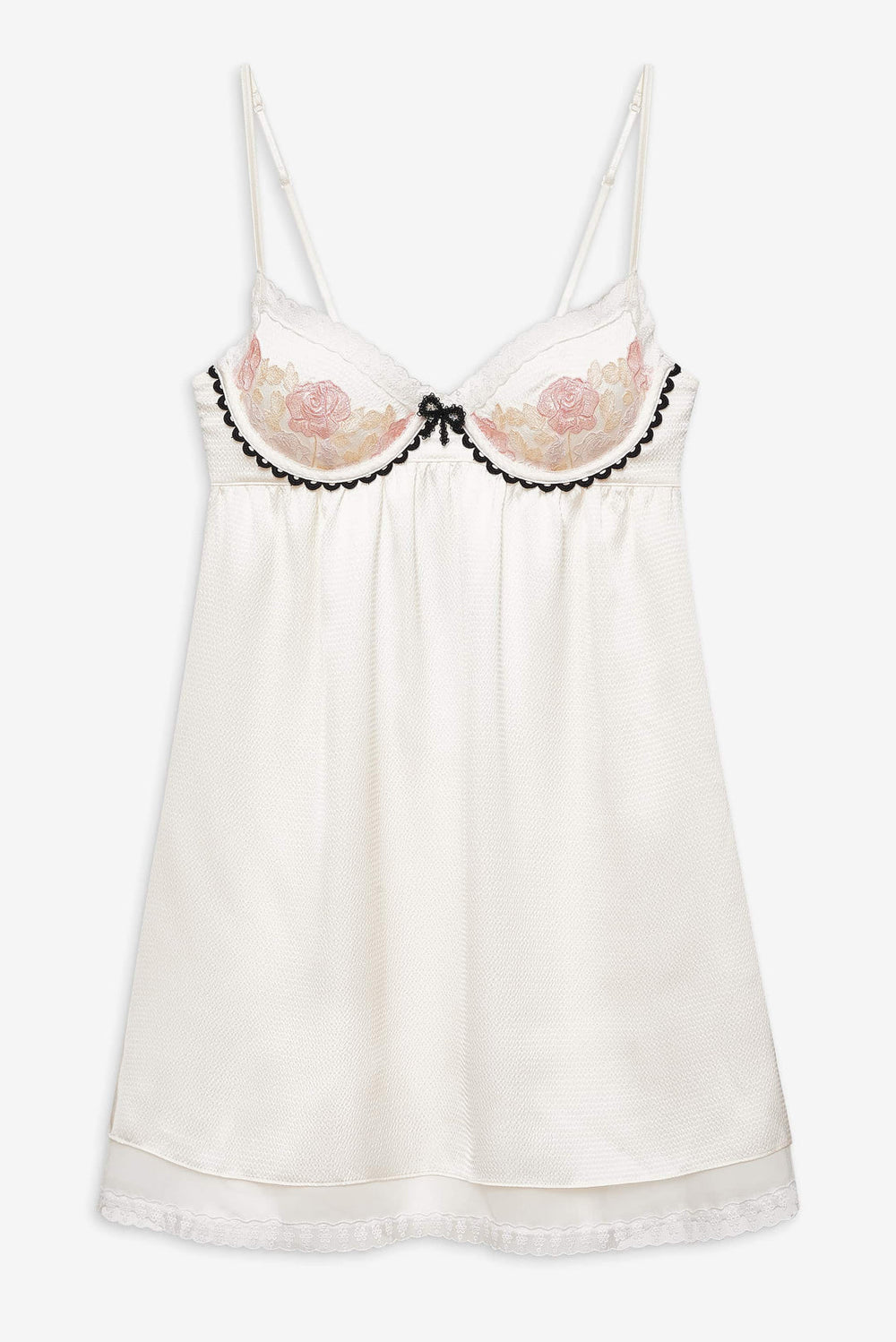 Women Evie Floral Slip Dress - Cream