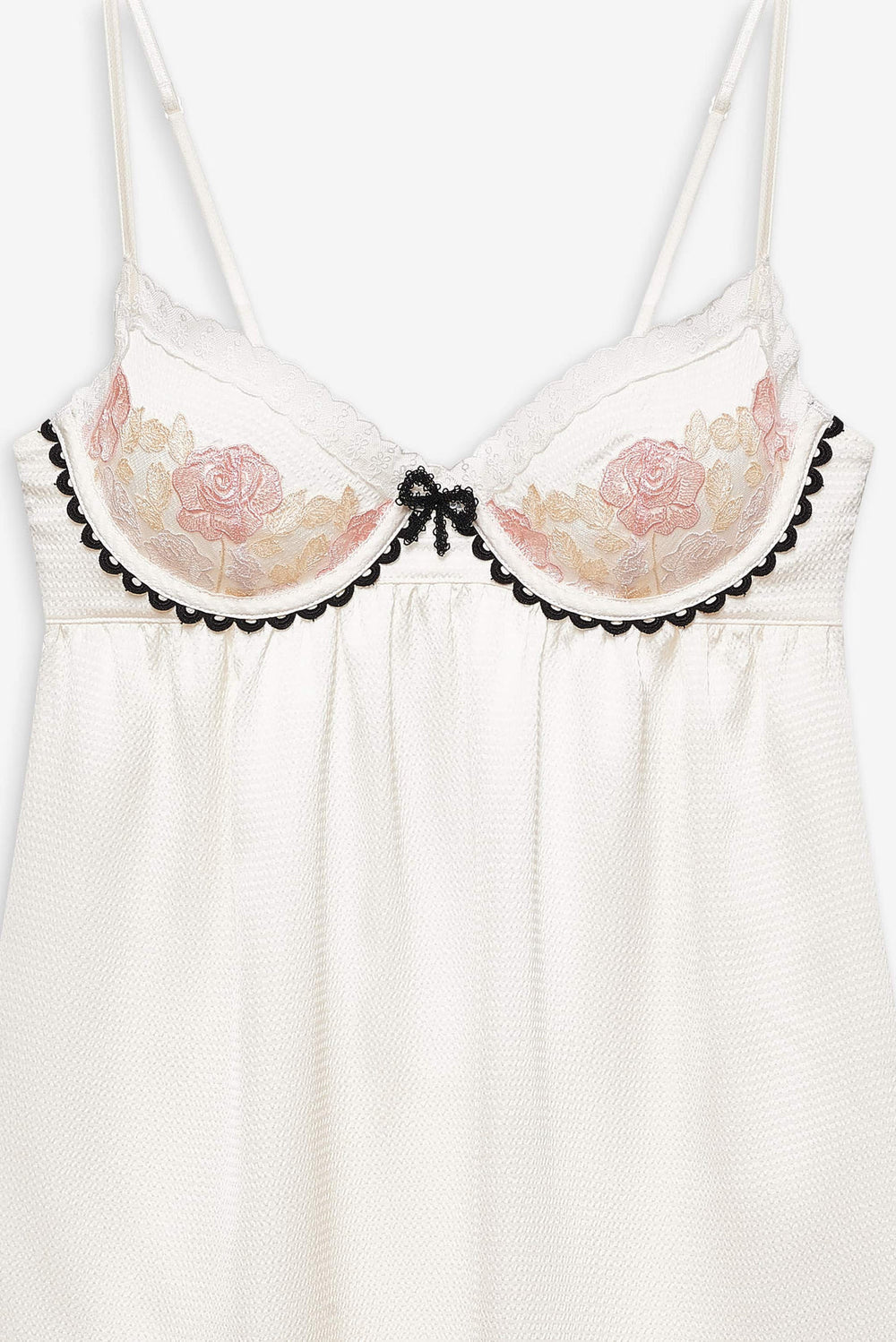 Women Evie Floral Slip Dress - Cream