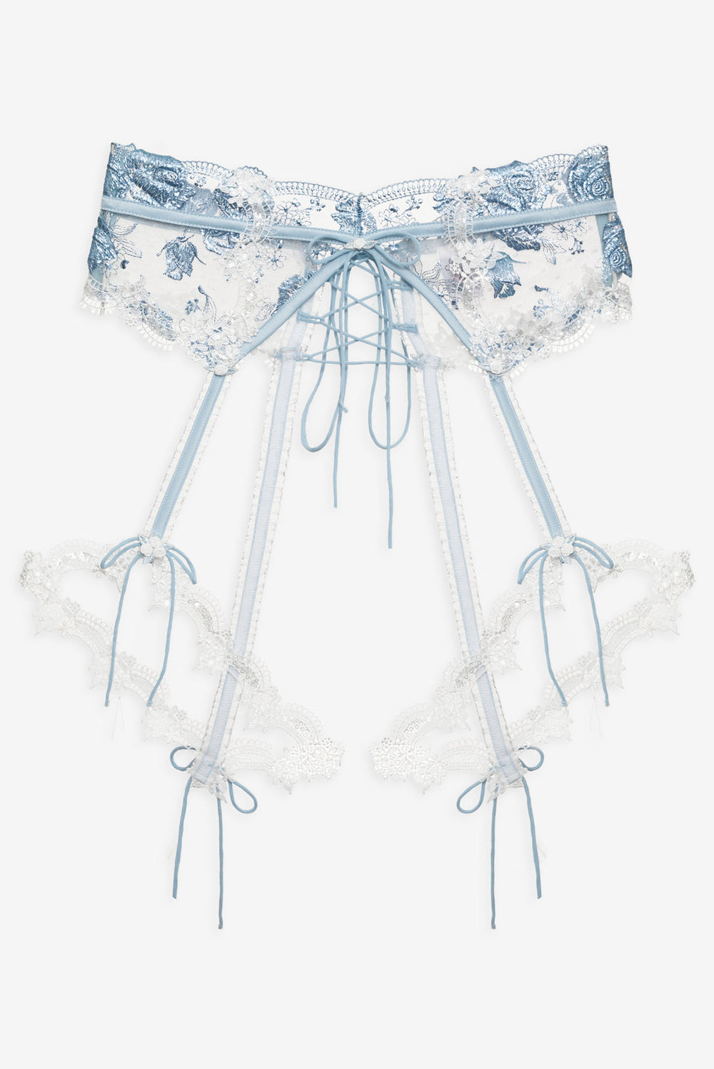Women Zoeva Garter Belt - Blue