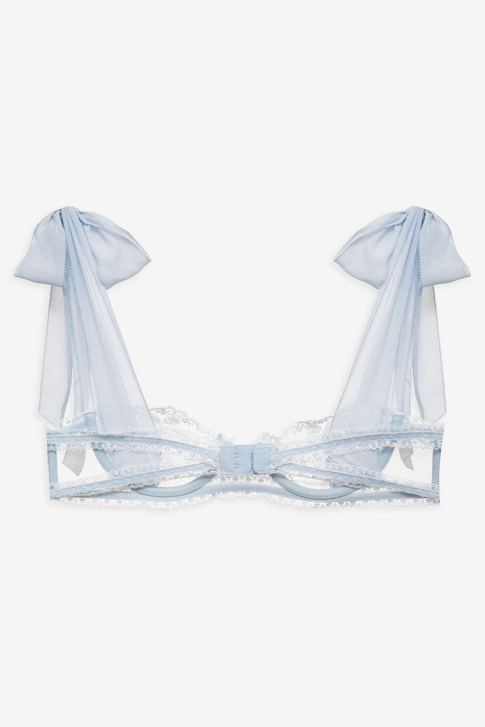 Women Blair Bow Underwire Bra - Blue