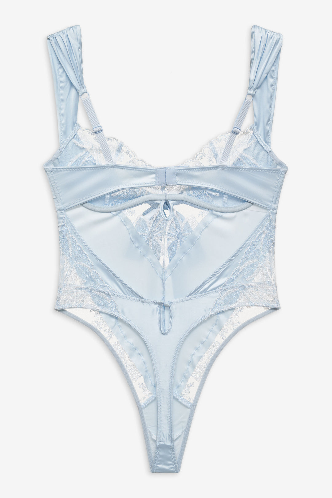 Women Blair Bow Bodysuit - Blue