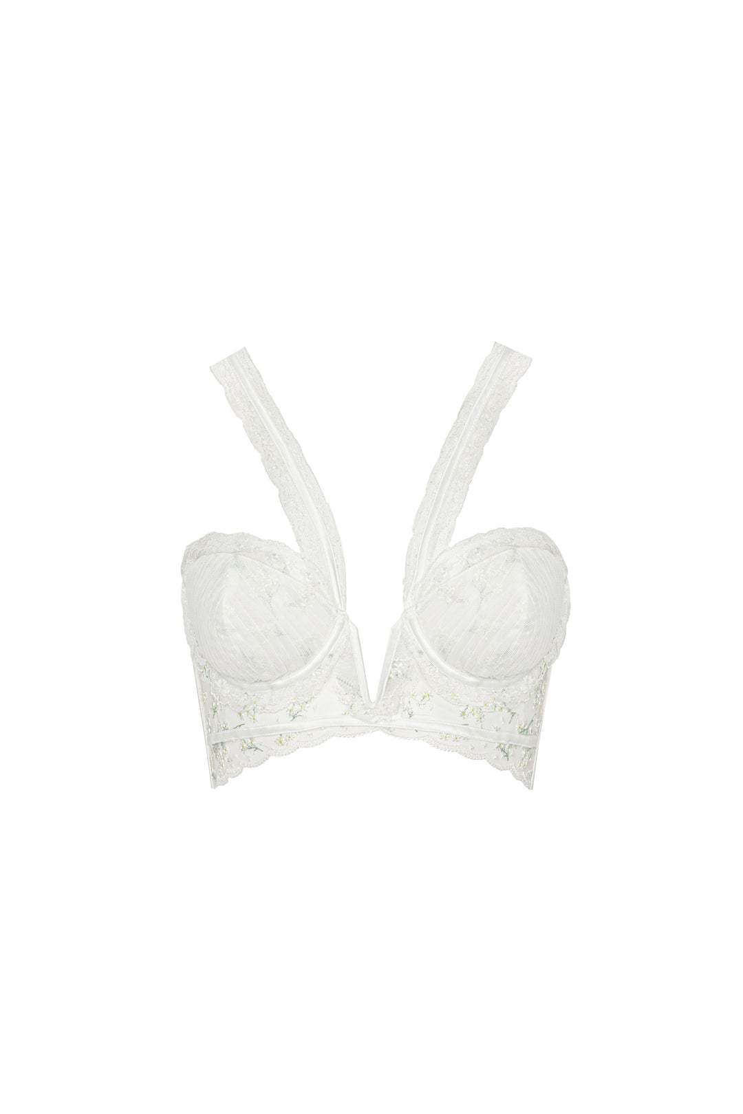 Women Baby's Breath Bustier - Ivory