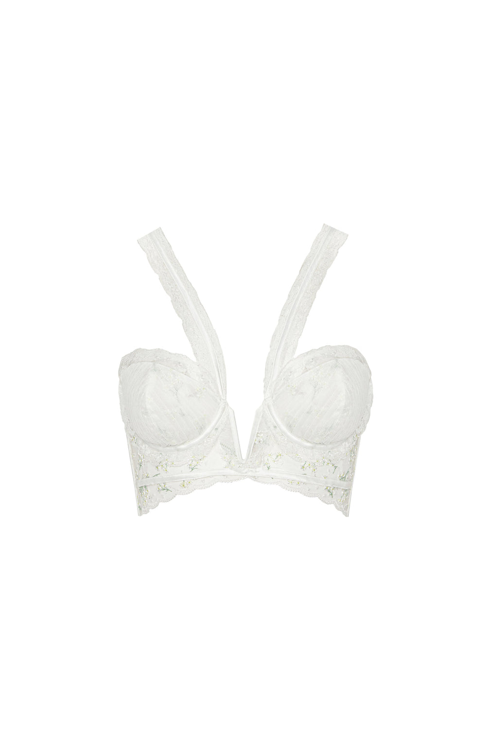 Women Baby's Breath Bustier - Ivory