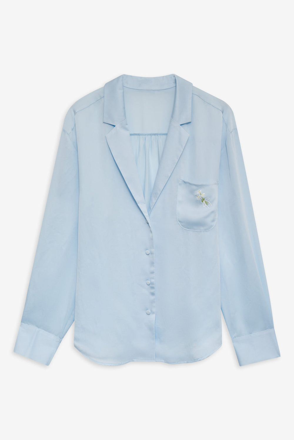 Women Everyday Pajama Top - Blue
