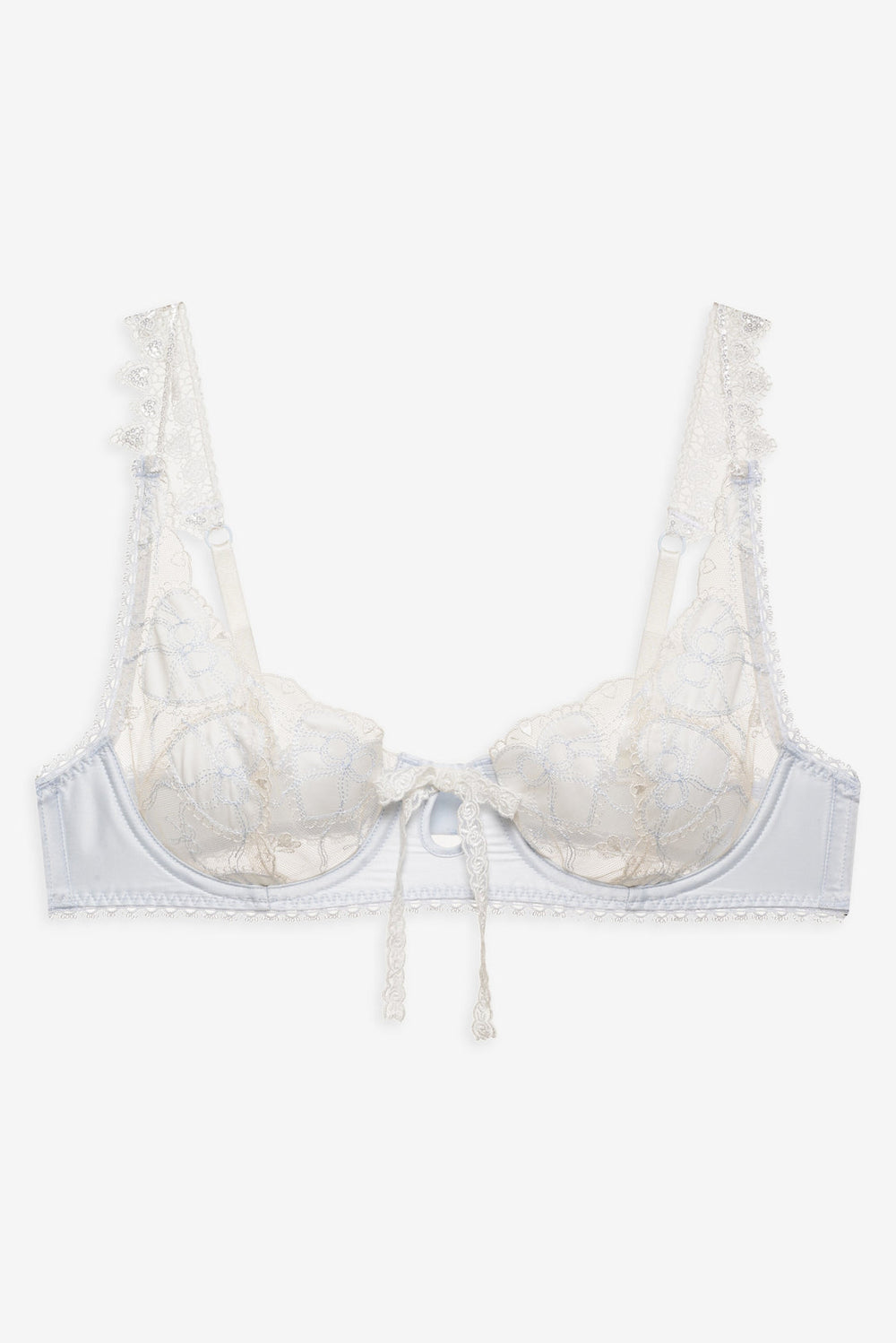 Women Pure Heart Underwire Bra - White