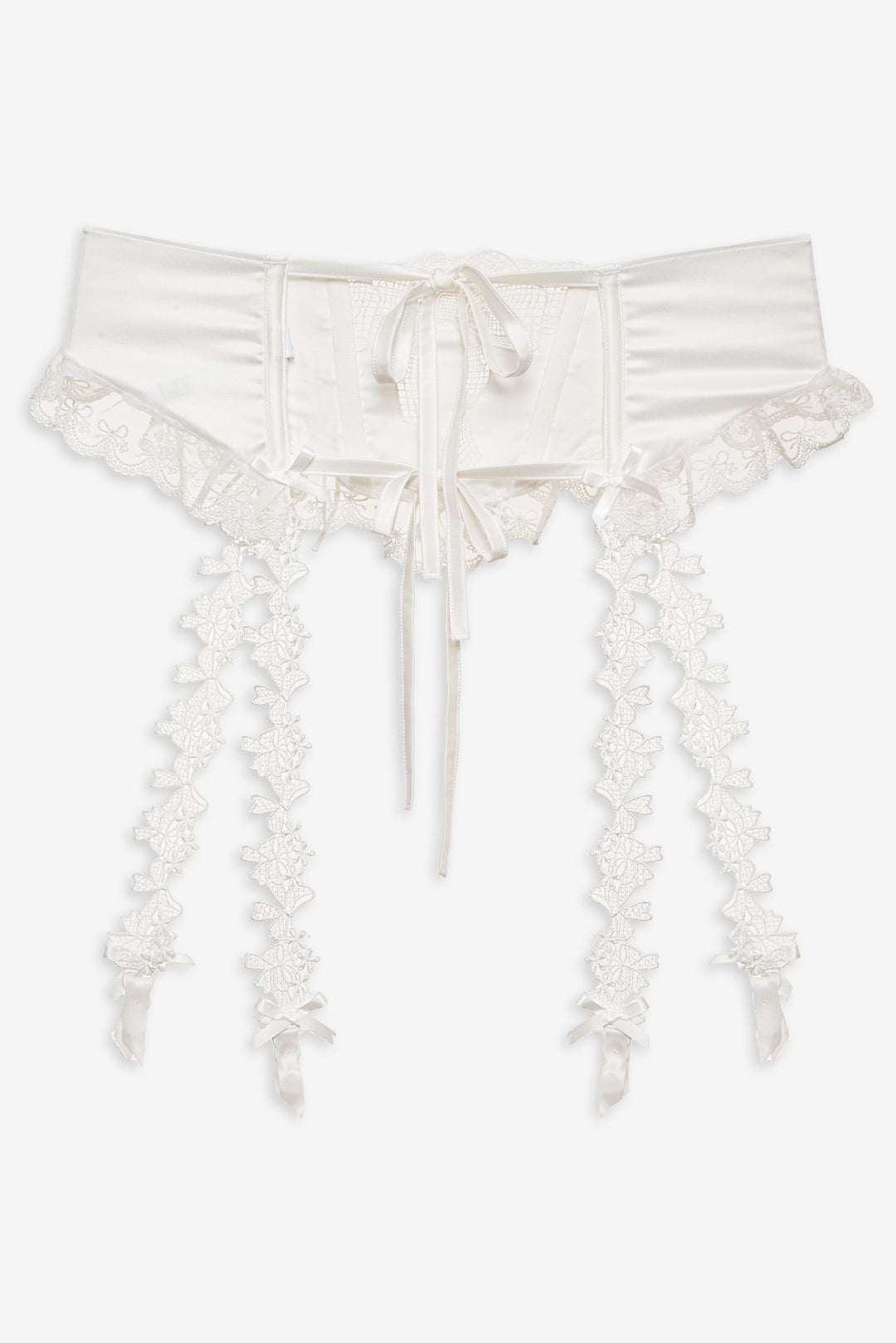 Women Beau Garter - White