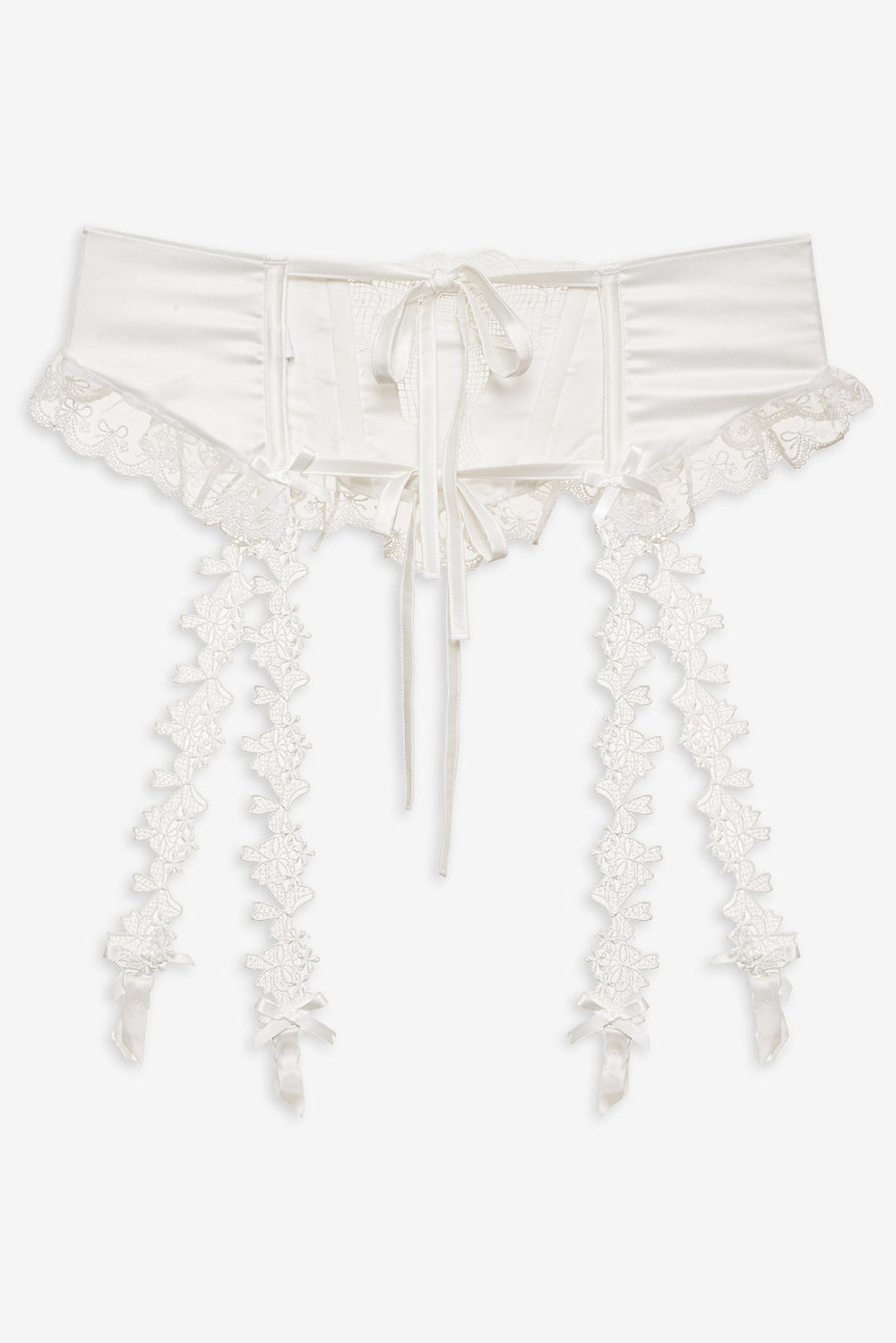 Women Beau Garter - White
