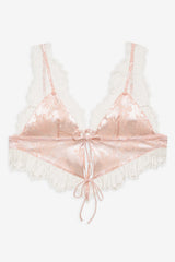 Women Audrey Jacquard Top - Peach