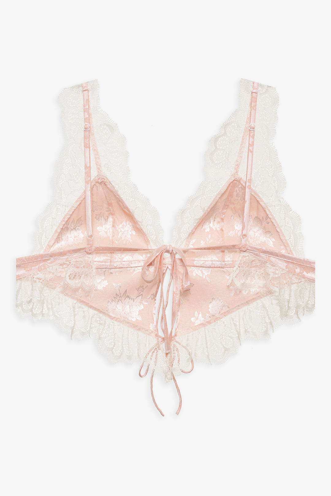 Women Audrey Jacquard Top - Peach