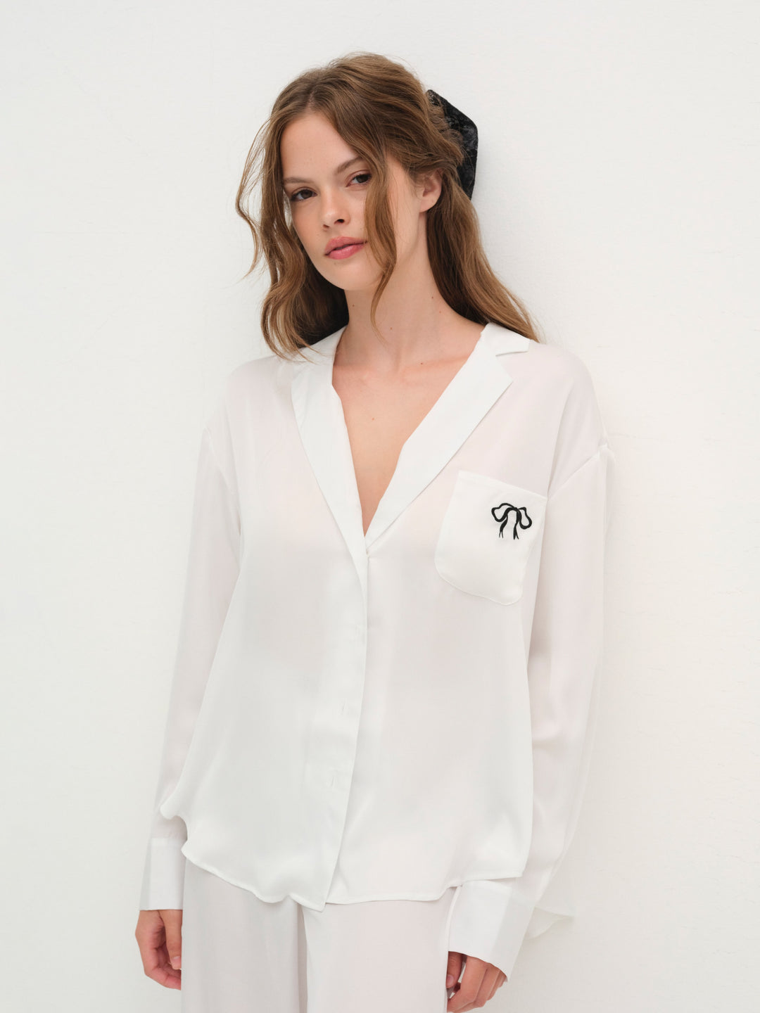 Women Everyday PJ Top - White