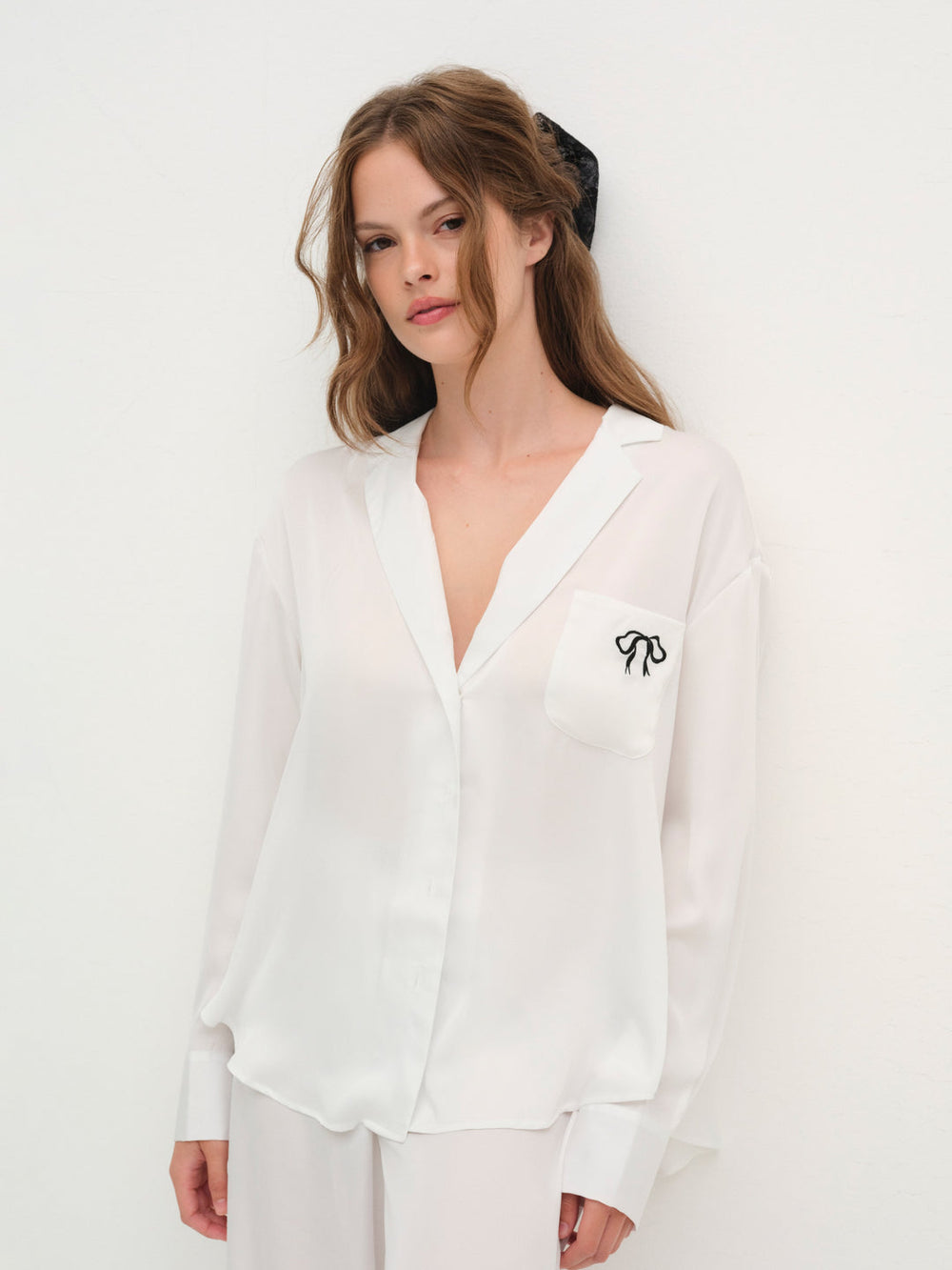 Women Everyday PJ Top - White