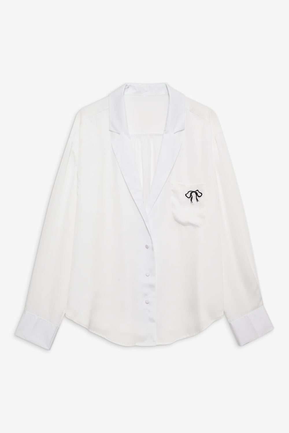 Women Everyday PJ Top - White