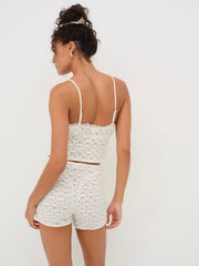 Women Reba Sleep Boyshort - White