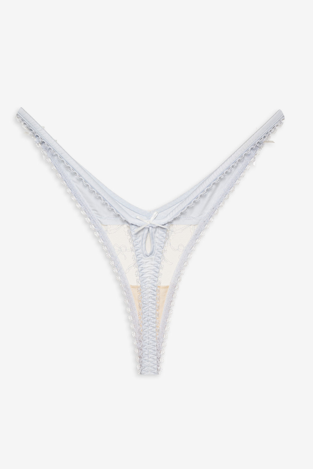 Women Pure Heart Thong Panty - White