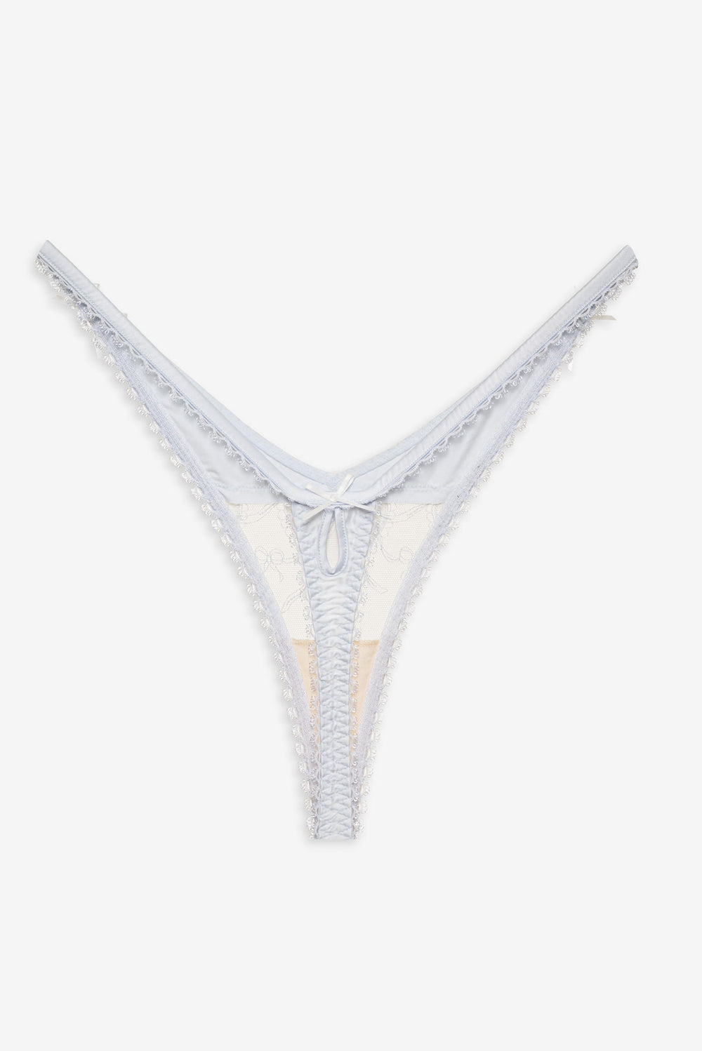Women Pure Heart Thong Panty - White