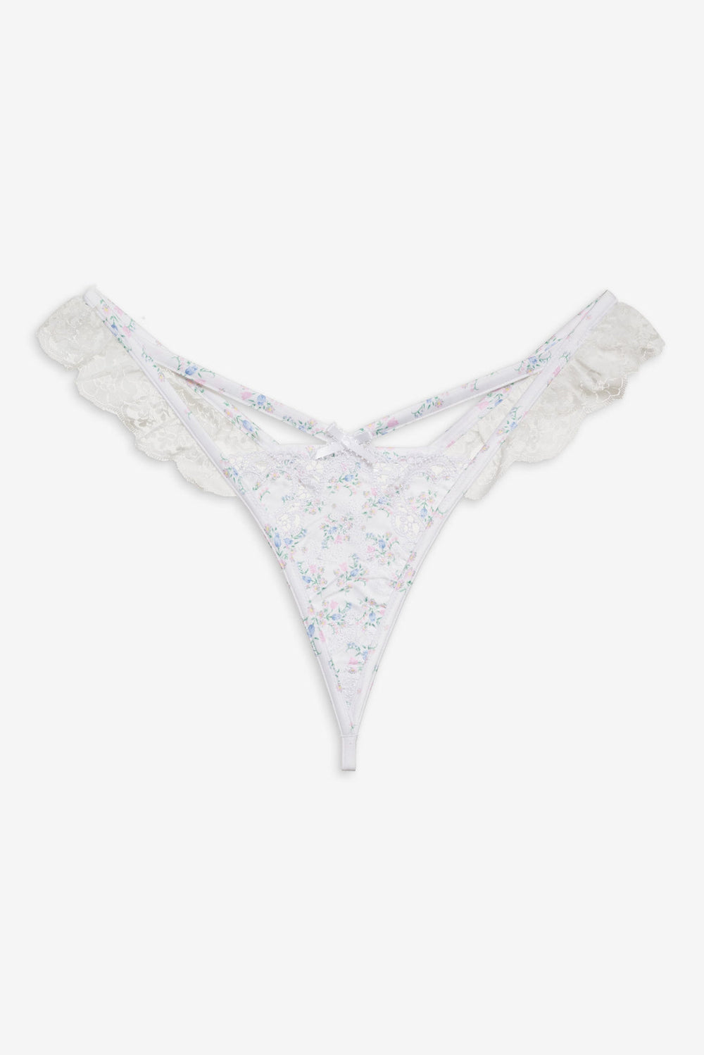 Women Sweet Escape Thong Panty - White