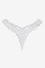 Women Sweet Escape Thong Panty - White