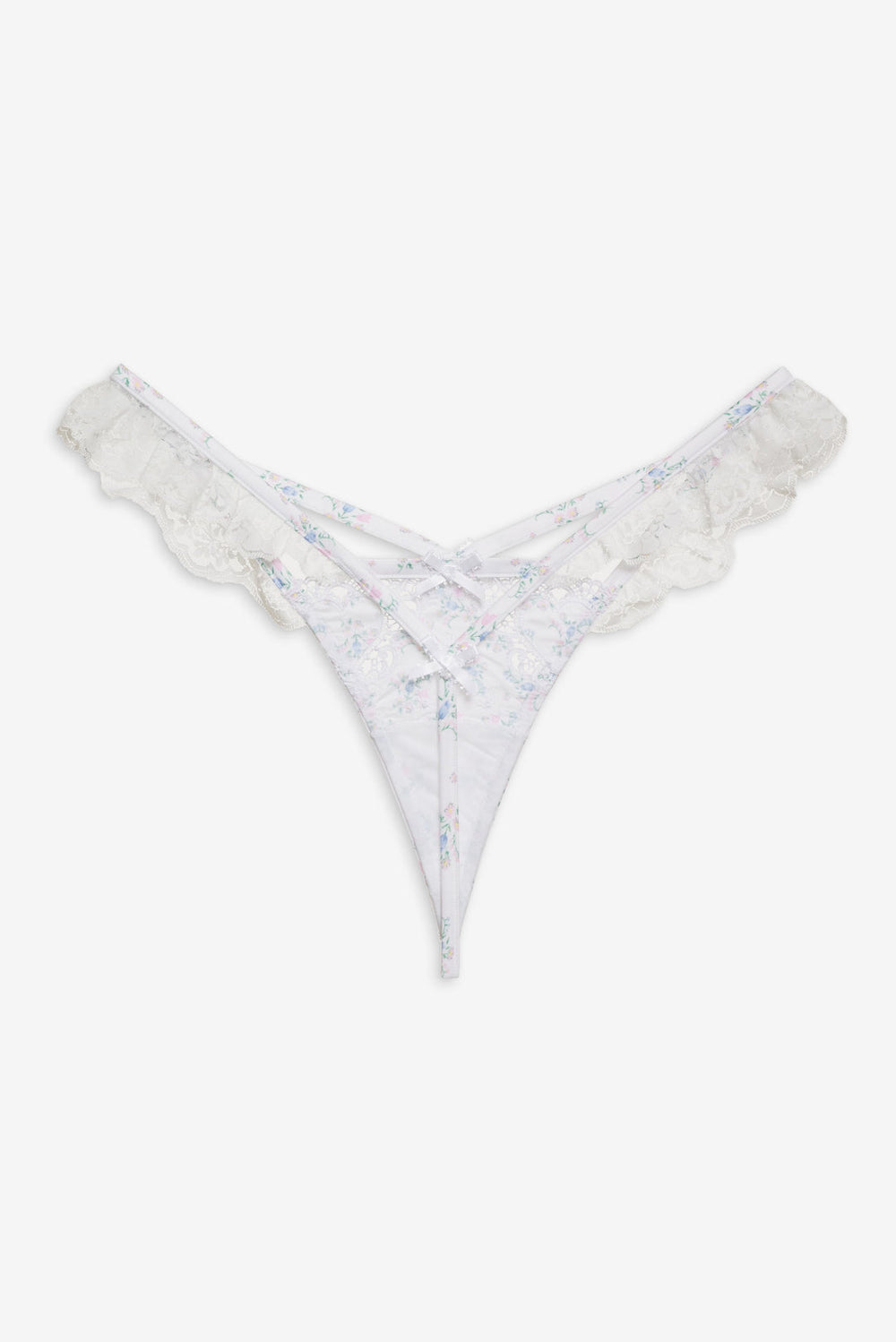 Women Sweet Escape Thong Panty - White