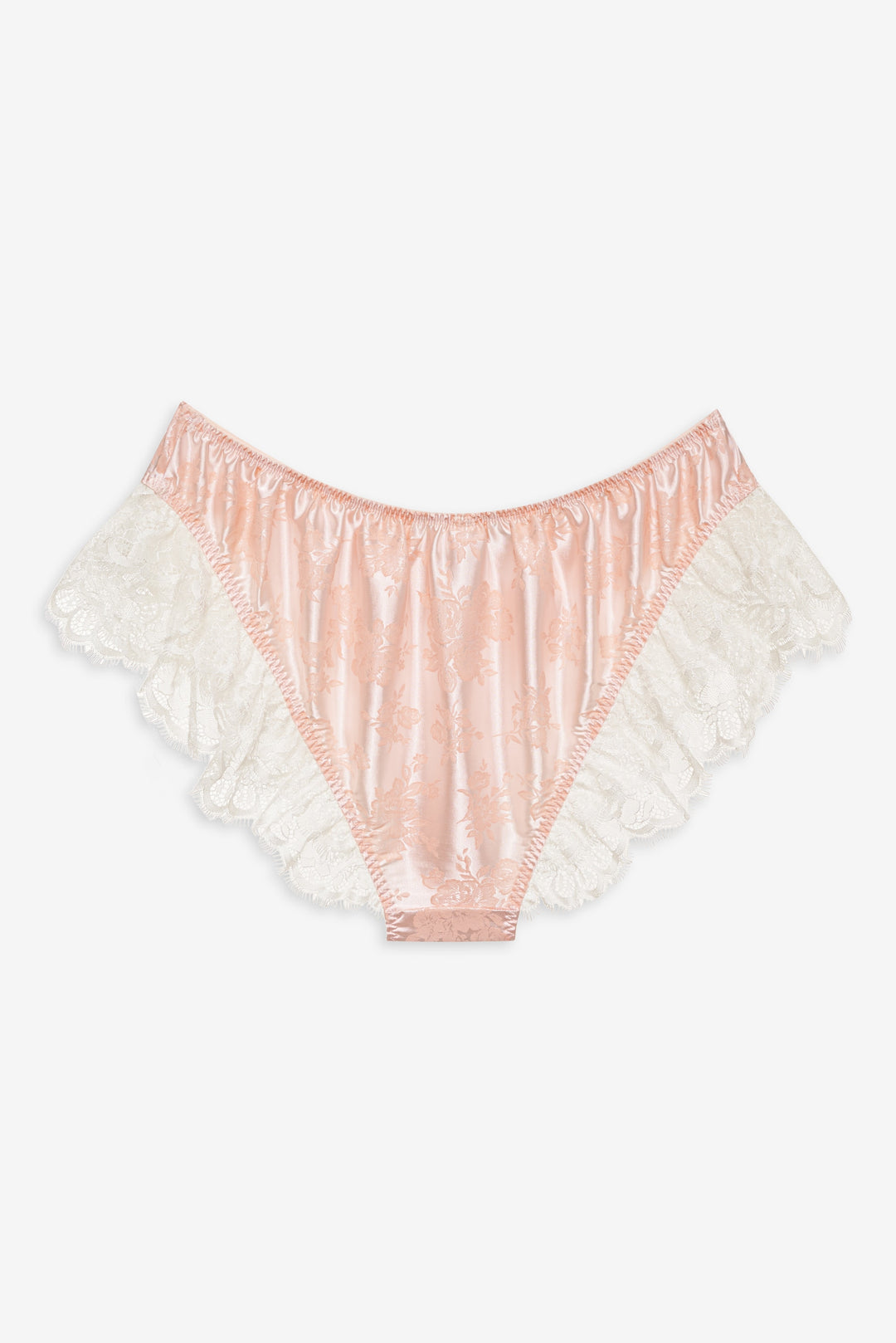 Women Audrey Jacquard Shorts - Peach