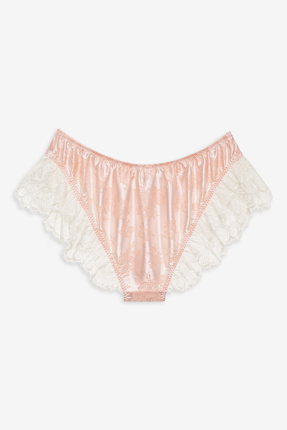 Women Audrey Jacquard Shorts - Peach
