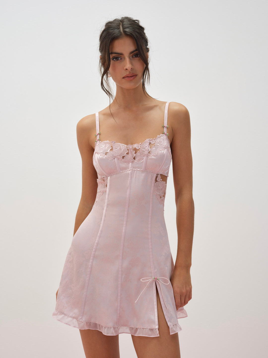 Women Blissful Blooms Slip Dress - Pink