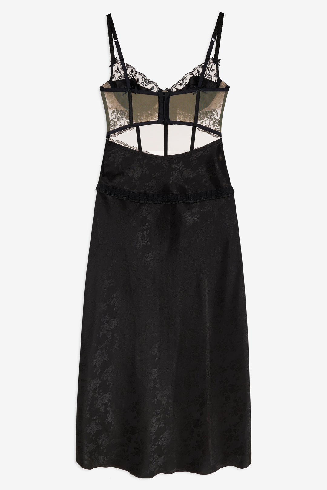 Women Sonia Maxi Slip Dress - Black