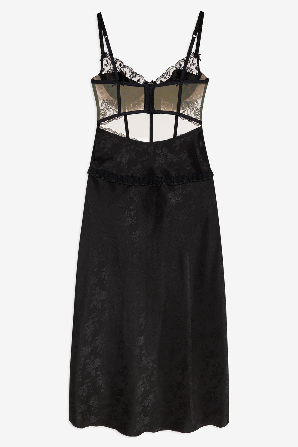 Women Sonia Maxi Slip Dress - Black