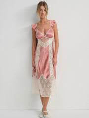 Women Juliet Midi Slip Dress - Terracotta